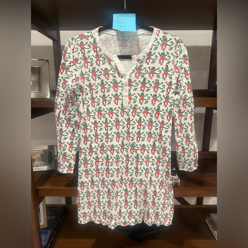 Rare Roller Rabbit Merry Mas Nightgown